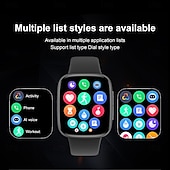 cheap Smartwatch-696 GTX20 Smart Watch 1.85 inch Smartwatch Fitness Running Watch Bluetooth Pedometer Call Reminder Sleep Tracker Compatible with Android iOS Women Men Hands-Free Calls Message Reminder IP 67 38mm