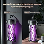 abordables Répulsifs électriques anti-moustiques-Lampe répulsive de moustiques par inhalation à choc électrique répulsif photocatalyseur USB piège à moustiques pour chambre à coucher