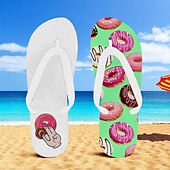 お買い得  グラフィックプリントシューズ-グースデザインとロープ柄のメンズビーチサンダル - ビーチや夏のアクティビティにリラックスしたビーチスタイルを演出します。