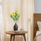 tanie Sztuczne kwiaty-3szt. sztucznych gałązek cytryny po 7 widelców każda, sztuczne łodygi owoców do letniej dekoracji domu, sztuczna roślina cytrynowa do centralnych elementów stołu kuchennego, dekoracja domu wiejskiego