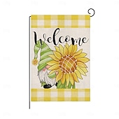 Недорогие Садовые флаги, Баннер-Флаг для сада с подсолнухами летом 12 x 18 дюймов флаги для двора и патио маленькие садовые флаги для улицы уличные флаги праздничные садовые флаги