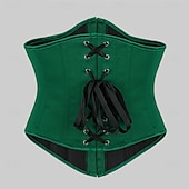 levne korzet-Rokoko Korzet Maškarní Korzet přes ňadra cosplay Zaštíhlující Push Up Žakár Žakár Dámské Královský Plesová maškaráda Párty Karneval v Benátkách Dospělé Korzet