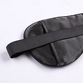 abordables Tenue d&#039;intérieur-Masque oculaire en soie Masque de sommeil anti-lumière en soie de mûrier Masque oculaire en soie avec sangles ajustables
