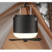 billiga Campingljus &amp;amp; lyktor-1 st utomhus campingljus fläkt multifunktionsspray fyra växlar dimmer två växlar dimning usb laddningsupphängningskrok