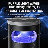 economico Repellenti per zanzare elettrici-Lampada repellente per zanzare USB Dispositivo portatile da esterno Funzione di luce notturna Controllo delle zanzare conveniente