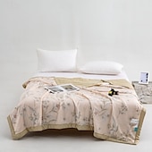 baratos Cobertores de cama-Colcha de verão, Floral / flor Fibra de Liocel Confortável cobertores