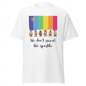 Stolz T-Shirt Ärmel T-Shirt Pride-Shirts Bär LGBTQ Grafik für Paar Herren Damen Erwachsene Heißprägen  für Maskerade Pride Parade Pride-Monat preiswerte Stolz-Stolz T-Shirt Ärmel T-Shirt Pride-Shirts Bär LGBTQ Grafik für Paar Herren Damen Erwachsene Heißprägen  für Maskerade Pride Parade Pride-Monat