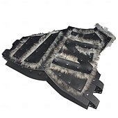 זול שריון-רטרו\וינטאג' ימי הביניים רנסנס כלי נשק ושריון נשף מסכות משמר החזה פיראט לוחם ויקינג שילדמיידן ניטים צבע אחיד תחפושות בגדי ריקוד גברים ויקינג האלווין (ליל כל הקדושים) קרנבל נשף מסכות