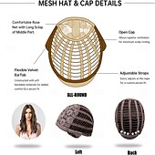 abordables Pelucas sintéticas de moda-Pelucas rizadas marrones para mujer, peluca de cabello sintético con reflejos rubios.