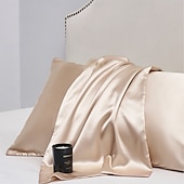 baratos Lençóis e fronhas-Funda de travesseiro de seda pura funda de travesseiro dupla tamanho para o corpo
