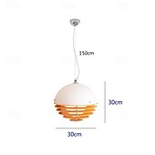 economico Luci Isola cucina-Lampadari a sospensione a LED da 30*30 cm, isola cucina, lampadari da 35*40 cm, lampadari a 1 testa, moderni, stile fattoria, per ingresso, lampade da soffitto sospese sopra il tavolo, bianco caldo.