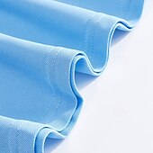お買い得  メンズ クラシックポロ-マルチパック 2個 男性用 ラペル 半袖 緑+白 ボタンアップポロ ゴルフシャツ ゴルフポロシャツ ボタン 平織り バケーション デイリーウェア ポリエステル 夏