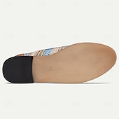 cheap Textured Weave Shoes-Men&#039;s Blue and Tan Woven Oxford Shoes – Retro Lace-Up Casual Shoes for Creative Professionals and Everyday Style