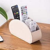 Недорогие Хранение вещей и организация пространства-органайзер для пульта дистанционного управления из искусственной кожи, держатель для хранения косметики, настольный органайзер для офиса и гостиной, домашний ящик для хранения косметики и аксессуаров