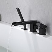 olcso Csaptelepek fürdőkádhoz-Kád csaptelep - Modern Kortárs Festett felületek Római kád Réz szelep Bath Shower Mixer Taps