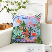 abordables Taies d&#039;Oreiller-Housse de coussin décoratif en forme de cœur 1PC housse de coussin carrée douce pour canapé pour chambre salon canapé chaise
