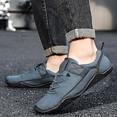 preiswerte Sneaker für Herren-Braune Casual-Sneaker für Herren – vielseitige Schlupfschuhe aus weichem Leder für Komfort im Alltag