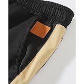 economico Classico-Per uomo Pantaloncini cargo Shorts Pantaloncini Estivi Coulisse Elastico in vita Multi-tasche Semplice Comodità Indossabile Lunghezza al ginocchio All&#039;aperto Sport Quotidiano Moda Casual Nero Cachi