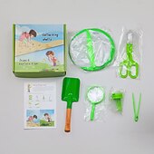 abordables Jouets d&#039;Exploration de la Nature-outils d&#039;exploration en plein air pour enfants attraper des papillons libellules insectes collecter et attraper des filets observer des biberons nourrir des vers à soie boîtes cages