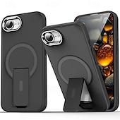 economico Cover per iPhone-telefono Custodia Per Apple AirTag iPhone 16 Pro Max Plus iPhone 15 Pro Max Plus iPhone 13 12 11 Pro Max Copertura Posteriore Custodia ad adsorbimento magnetico con Supporto Traslucido Magnetico PC