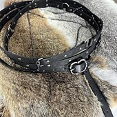 abordables Accesorios y más-Medieval Renacimiento Cinturón Vikingo Disfraz Hombre Mujer Unisexo Celta Vikingo Fantasía Víspera de Todos los Santos Carnaval Mascarada Fiesta LARP Adulto Cinturón