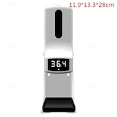 cheap Soap Dispensers-Soap Dispenser Automatic Liquid Soap Dispensers Infrared Hand Temperature Measurement with Liquid Soap Dispenser Wall-Mounted for Home Schools and Communities