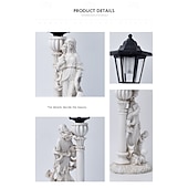 preiswerte Landschaftslichter-1 pc led outdoor landschaft lichter engel umarmung buch mutter und kind harz anhänger lampe hof garten rasen pfad park landschaft lampe dekorative lampe