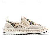 cheap Slip-On Casual Shoes-Men's Black and Red Slip-On Walking Shoes with Tribal Pattern – Comfortable and Stylish Sneakers for Casual and Outdoor Activities