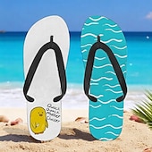 billiga Semester Sandaler-flip flops med anktryck för män – rolig och avslappnad stil för strandpromenader, sommarfester utomhus och slappa vid poolen