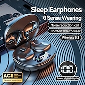 cheap Telephone &amp; Business Headsets-Mini Wireless Earbuds for Small Ear Canals and Side Sleepers Sleep Invisible Headphones Bluetooth Noise Cancelling Waterproof Tiny Wireless Earphones with Charging Case