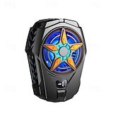 お買い得  ユニバーサルアクセサリー-sl09 携帯電話用ラジエーター（デジタルディスプレイ付き、半導体ミュート機能付き、デュアルギア調整可能冷却ファン、iOS、Androidゲーム用クーラー）