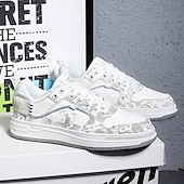 preiswerte Sneaker für Herren-Modische Herren-Sneaker – Retro-inspirierte Muster, Kunstledermaterial, ideal für Freizeitausflüge und Abenteuer in der Stadt