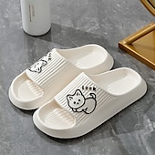 economico Pantofole da casa-Pantofole Cloud Slides per donne e uomini pantofole da doccia sandali da bagno estremamente comodi con suola spessa imbottita