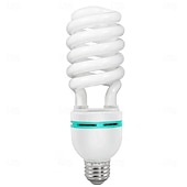 cheap Incandescent Bulbs-45W CFL Spiral Compact Fluorescent Light Bulb 200 Watt Equivalent 5500K Pure White Balance Daylight for Photography Video Studio Lighting 1pc