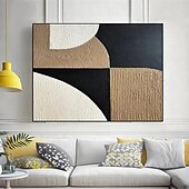 preiswerte Abstrakte Gemälde-großes abstraktes Ölgemälde, handgemalt, braun-schwarz, abstraktes Ölgemälde, handgefertigt, mit Pattle Knife strukturiertes Gemälde, moderne Bürokunst für die Wanddekoration im Wohnzimmer, Kunstwerke
