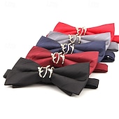 cheap Men&#039;s Ties &amp; Bow Ties-Men&#039;s Neckties Modern Contemporary Metal Solid Color Wedding Party Daily Wear