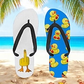 billiga Semester Sandaler-flip flops med anktryck för män – rolig och avslappnad stil för strandpromenader, sommarfester utomhus och slappa vid poolen