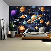 cheap Planet Tapestry-Planet Universe Hanging Tapestry Wall Art Large Tapestry Mural Decor Photograph Backdrop Blanket Curtain Home Bedroom Living Room Decoration