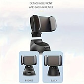 cheap Car Holder-Free Rotating Car Phone Holder Adjustable Horizontal And Vertical Strong Vacuum Adsorption Car Gps Navigation Bracket Suitable For All Compatible Cell Phones