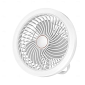 voordelige Campingverlichting en lantaarns-1 st. multifunctionele ventilatorlamp, verticaal hangend, drievoudig gebruik, drie dimstanden, airconditioning, afstandsbediening met USB-oplaadfunctie, kantoor, kamperen, thuisgebruik