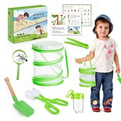 abordables Jouets d&#039;Exploration de la Nature-outils d&#039;exploration en plein air pour enfants attraper des papillons libellules insectes collecter et attraper des filets observer des biberons nourrir des vers à soie boîtes cages