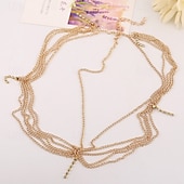 economico Accessori-1 pezzo Per donna Fasce Set di accessori per capelli Per Ferie Retrò Lega Oro