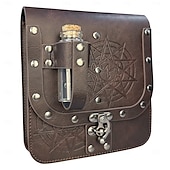 cheap Accessories and More-Retro Vintage Medieval Renaissance Cosplay Costume Belt Pouch Dice Bag Ren Faire Viking Celtic Knight Ranger Men&#039;s Women&#039;s Celtic Viking Halloween Masquerade Performance Stage Renaissance Fair Teen