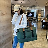 cheap Luggage &amp; Travel Storage-Weekender Bag Travel Duffel Bag with Shoe Compartment, Large Capacity Carry On Tote for Women, Gym Bag with Trolley Sleeve for Short Trips, Business Travel, Overnight, Handbag for Luggage