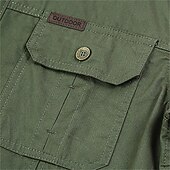 economico Camicie da lavoro da uomo-Per uomo Camicia Camicia Estiva Camicia casual Camicia con Bottoni Camicia cargo Blu denim Nero Giallo Blu Kaki Manica Corta Semplice Colletto a Camicia Vacanza Camicia hawaiana Tasca Abbigliamento