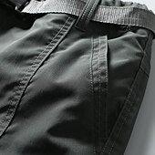 economico Fondi-Per uomo Pantaloni Cargo Pantaloni da escursionismo Pantaloni Tattici Militare Primavera Autunno Esterno Vestibilità regolare Impermeabile Pantaloni Nero Verde militare Caccia Arrampicata Campeggio