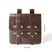 abordables Accesorios y más-Retro Antiguo Punk y gótico Medieval Traje de cosplay Bolsa de cinturón Bolsa de dados Vikingo Ranger Disfraz Hombre Mujer Celta Vikingo Víspera de Todos los Santos Mascarada Rendimiento Feria del