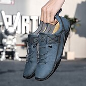 preiswerte Sneaker für Herren-Braune Casual-Sneaker für Herren – vielseitige Schlupfschuhe aus weichem Leder für Komfort im Alltag