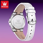 cheap Quartz Watches-OLEVS 5606 Mother's Day Gift for Women's Watch Luxury Original Quartz Watch Waterproof Luminous Diamond Watch Fashion Elegant