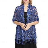 voordelige bruiloft gast wraps-Dames Wikkel Elegante Zon Bescherming Mouwloos Kant Bruiloft Wikkels Met Effen Kleur Voor Bruiloft Zomer